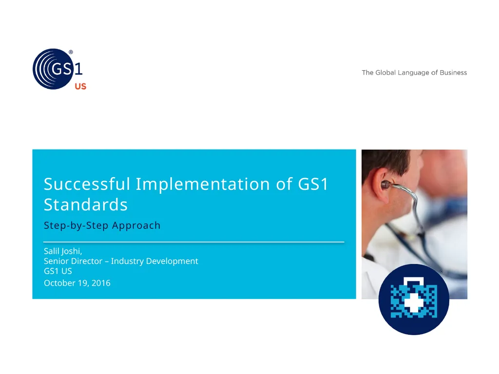 Salil Joshi, Senior Director – Industry - slide 1 of 75