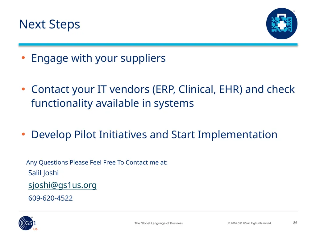 Salil Joshi, Senior Director – Industry - slide 73 of 75