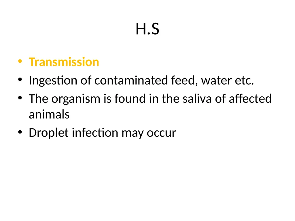 PASTEURELLOSIS Genus – PASTEURELLA MANNHEIMIA P. - slide 9 of 30