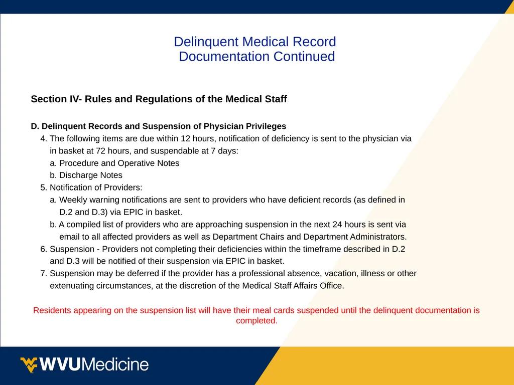 Medical Staff Affairs Harriet J. Cherok, RN, CPCS - slide 13 of 18