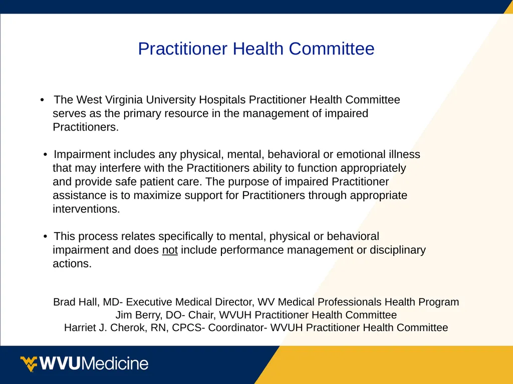 Medical Staff Affairs Harriet J. Cherok, RN, CPCS - slide 4 of 18
