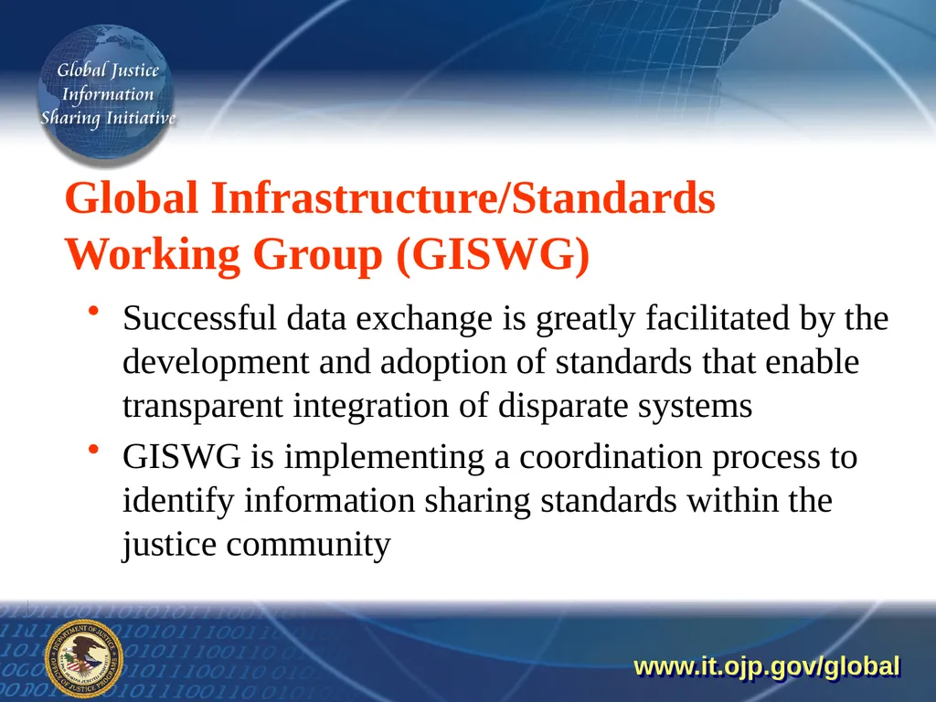 Global Justice Information Sharing Initiative - slide 9 of 17