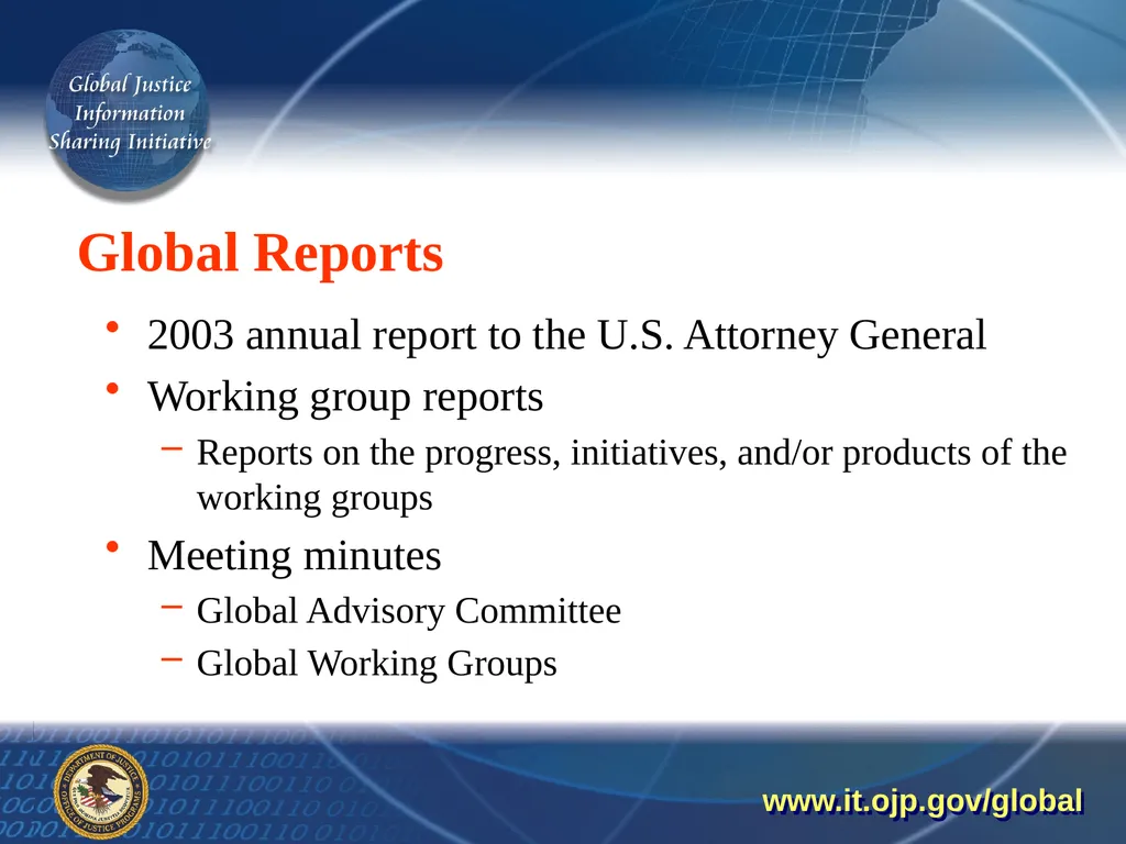 Global Justice Information Sharing Initiative - slide 15 of 17