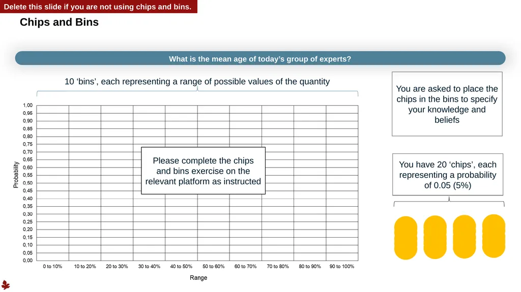 1 Structured Expert Elicitation – Example Training - slide 26 of 52