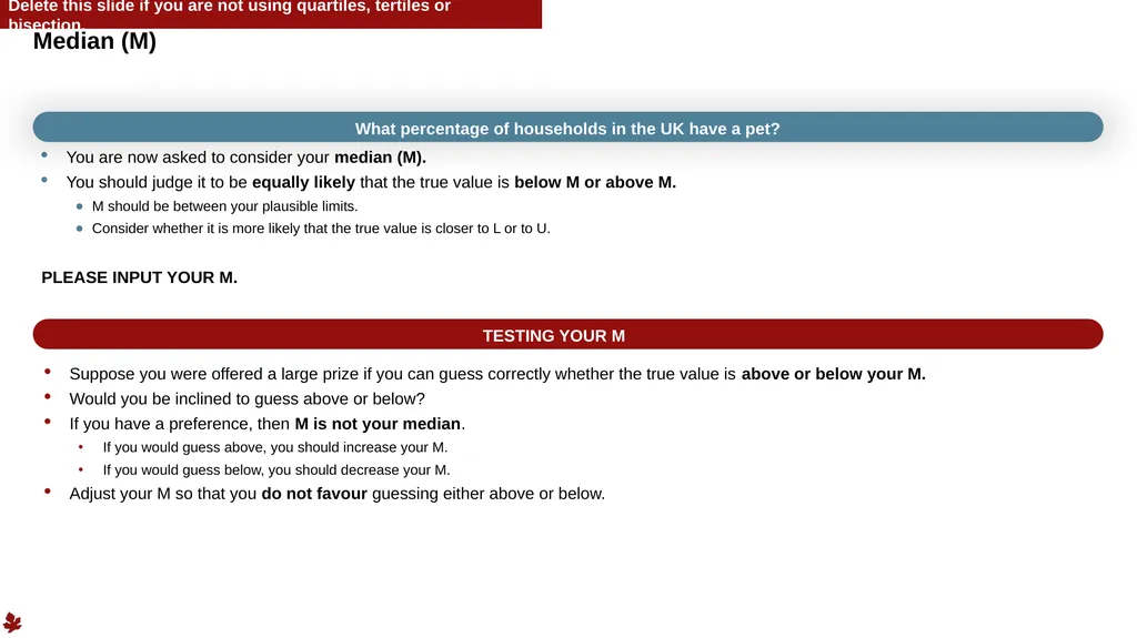 1 Structured Expert Elicitation – Example Training - slide 40 of 52