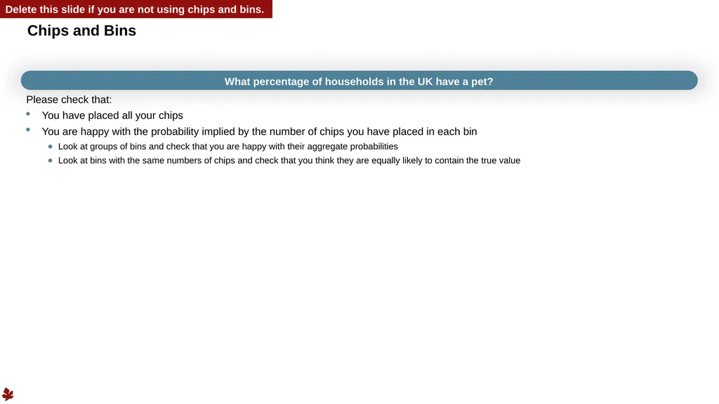 1 Structured Expert Elicitation – Example Training - slide 39 of 52