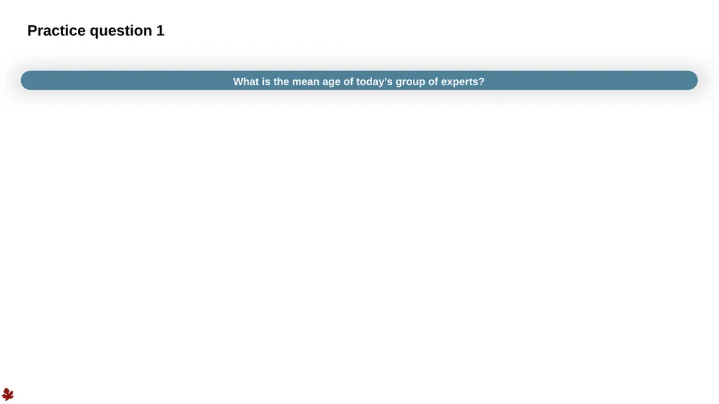 1 Structured Expert Elicitation – Example Training - slide 22 of 52