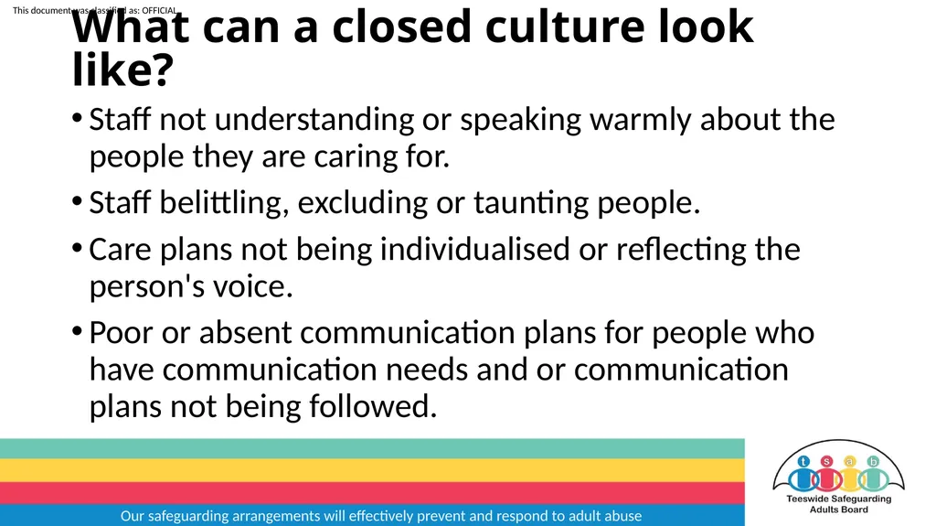 Our safeguarding arrangements will effectively - slide 10 of 31