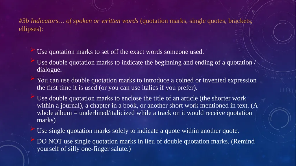 Quick Sentence Diagnostic (See in class handout - slide 34 of 39