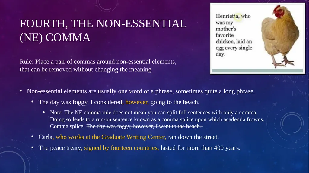 Quick Sentence Diagnostic (See in class handout - slide 21 of 39