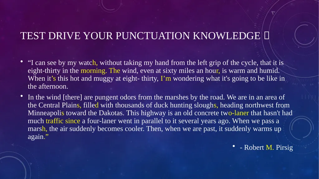 Quick Sentence Diagnostic (See in class handout - slide 38 of 39