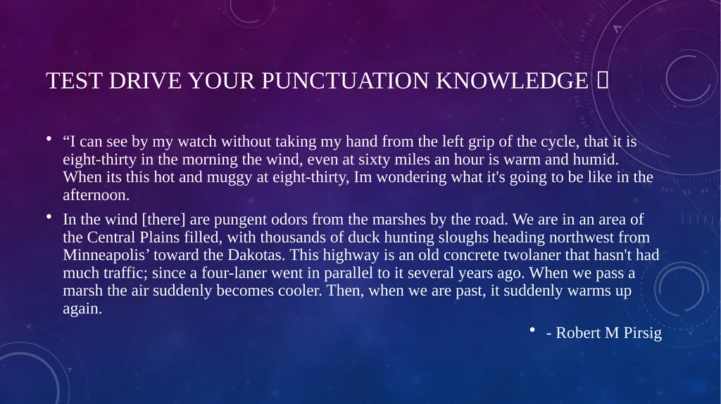 Quick Sentence Diagnostic (See in class handout - slide 37 of 39