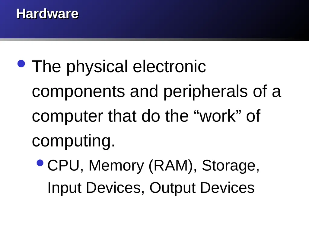 Intro to MIS - MGS351 Computer Hardware Chapter 2 - slide 13 of 25