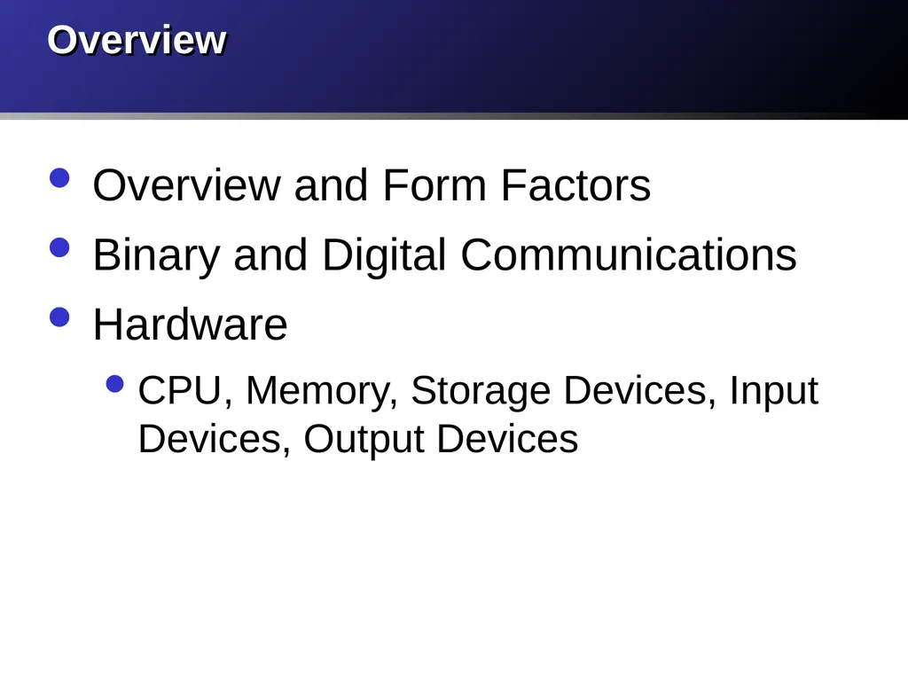 Intro to MIS - MGS351 Computer Hardware Chapter 2 - slide 2 of 25