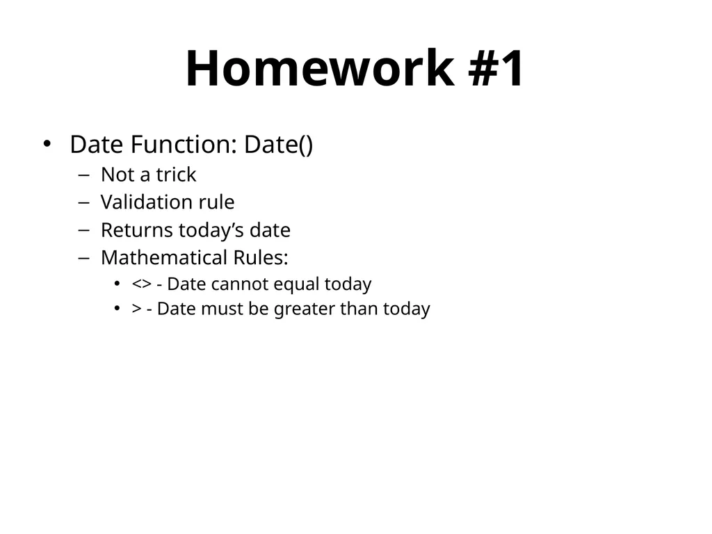 Homework 1 Hints Homework Tips (General) FAQs: see - slide 6 of 15