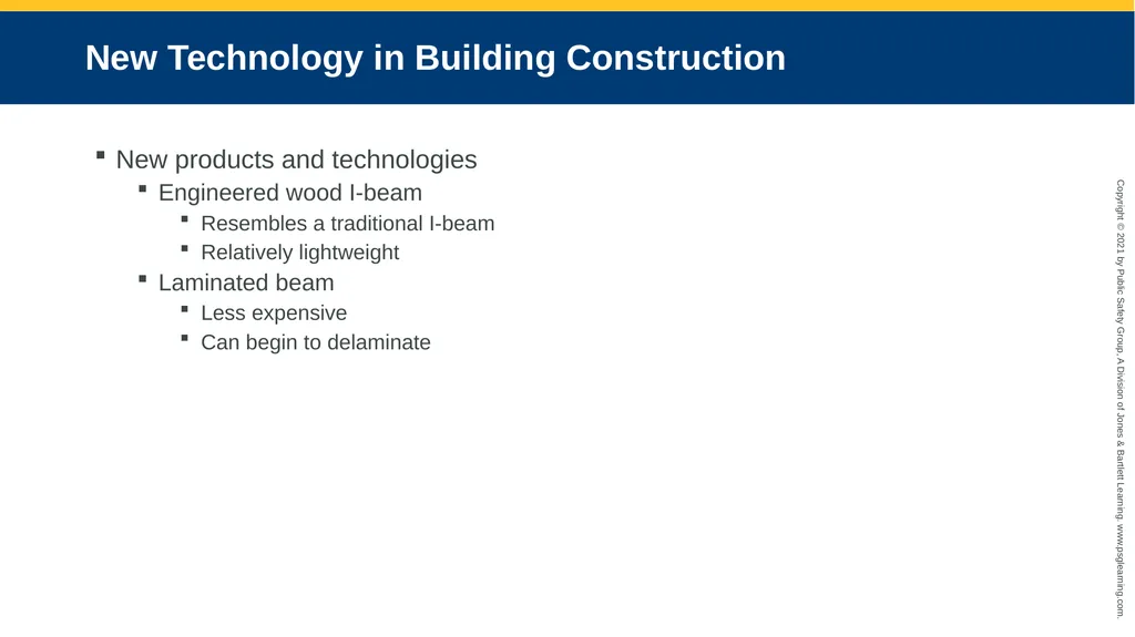 CHAPTER 5 Basic Building Construction Objectives - slide 20 of 25