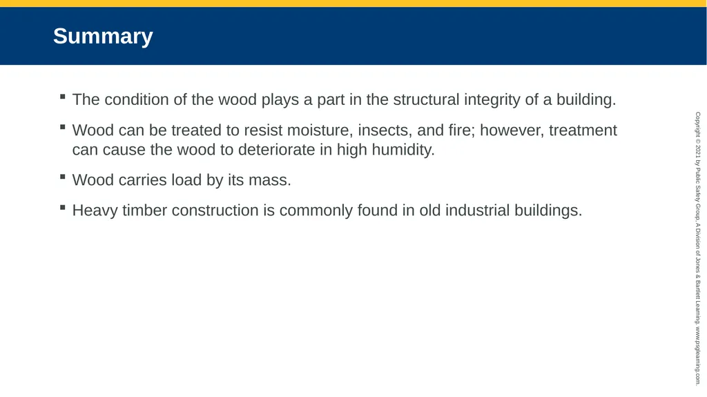 CHAPTER 5 Basic Building Construction Objectives - slide 22 of 25