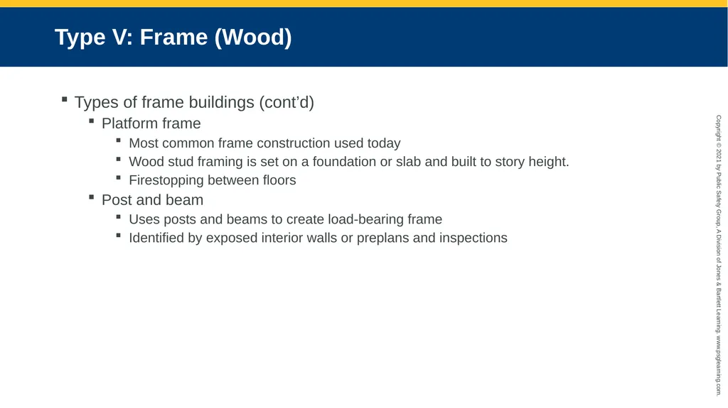 CHAPTER 5 Basic Building Construction Objectives - slide 7 of 25
