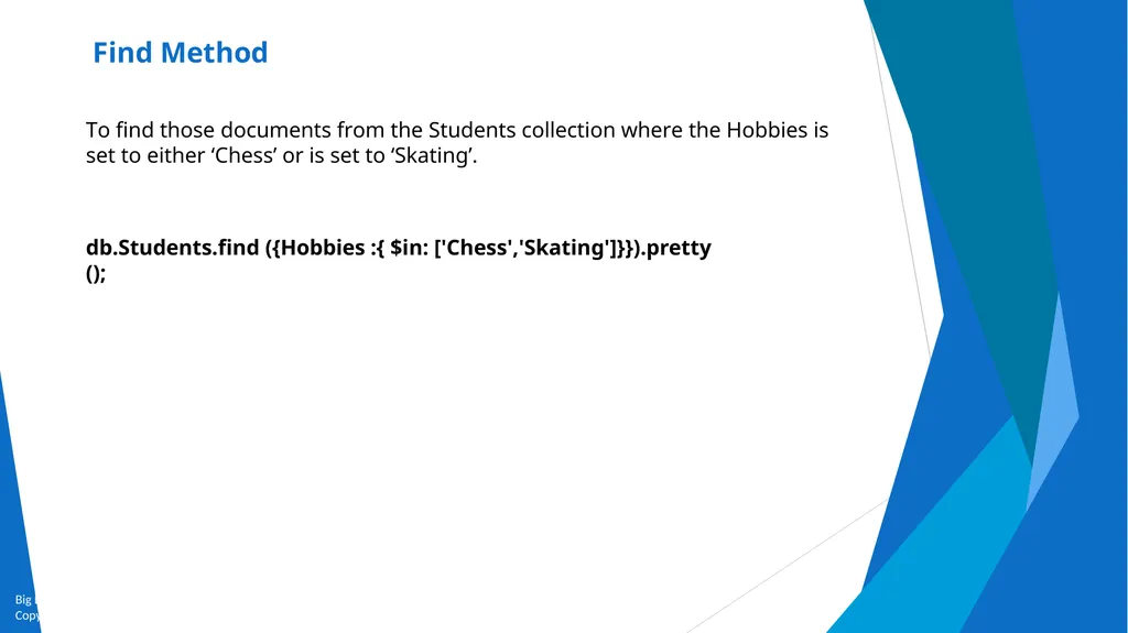 Unit-2 Introduction to MongoDB Big Data and - slide 48 of 89