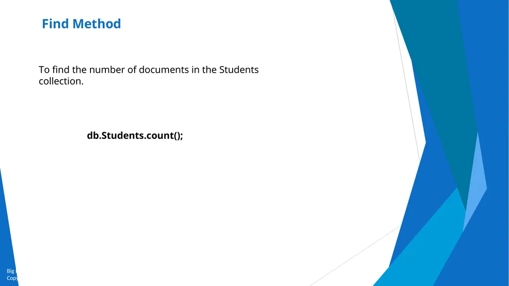 Unit-2 Introduction to MongoDB Big Data and - slide 51 of 89
