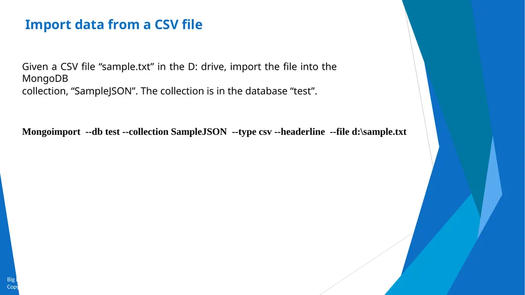 Unit-2 Introduction to MongoDB Big Data and - slide 81 of 89