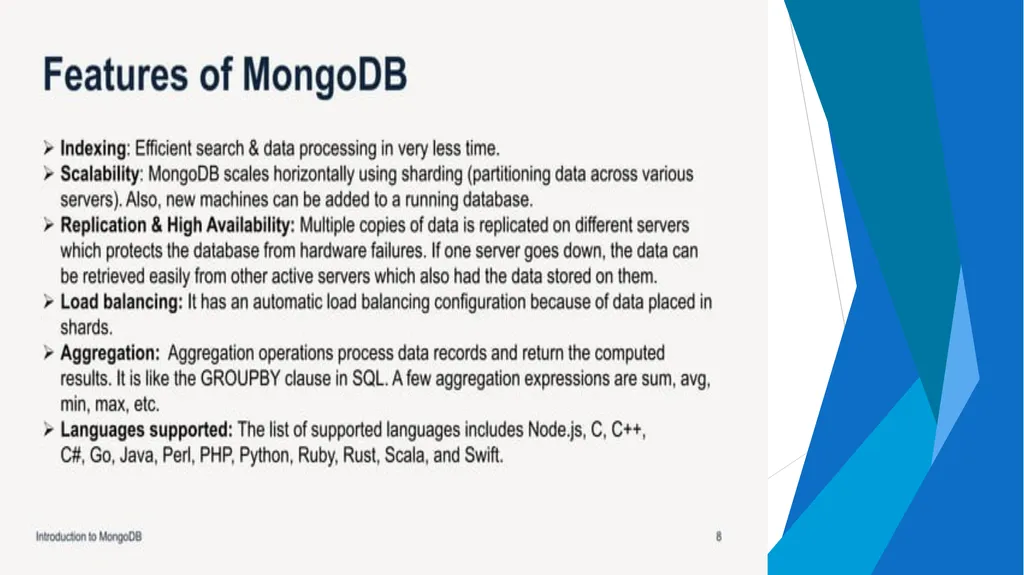 Unit-2 Introduction to MongoDB Big Data and - slide 11 of 89