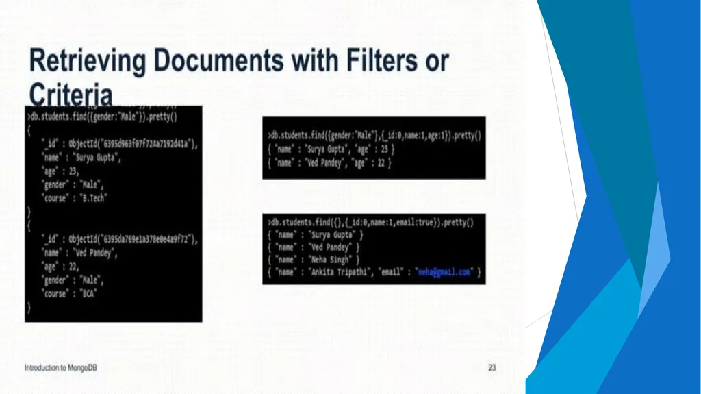 Unit-2 Introduction to MongoDB Big Data and - slide 32 of 89