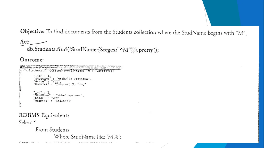 Unit-2 Introduction to MongoDB Big Data and - slide 62 of 89