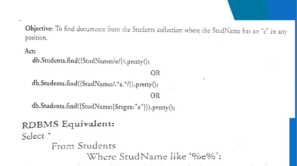 Unit-2 Introduction to MongoDB Big Data and - slide 69 of 89