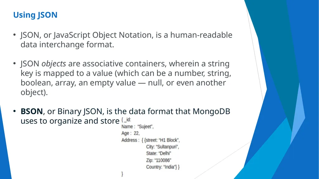 Unit-2 Introduction to MongoDB Big Data and - slide 12 of 89