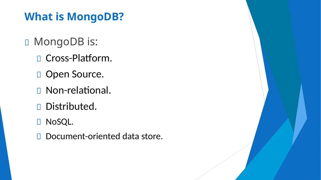 Unit-2 Introduction to MongoDB Big Data and - slide 9 of 89