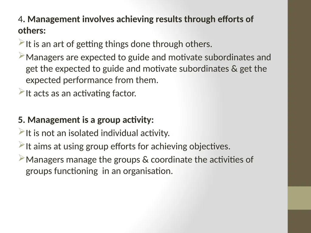 Introduction to MANAGEMENT INTRODUCTION Management - slide 6 of 57
