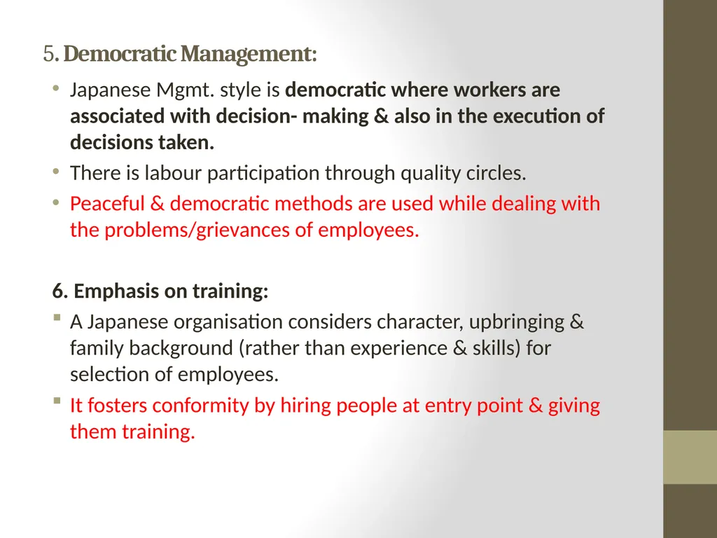 Introduction to MANAGEMENT INTRODUCTION Management - slide 48 of 57