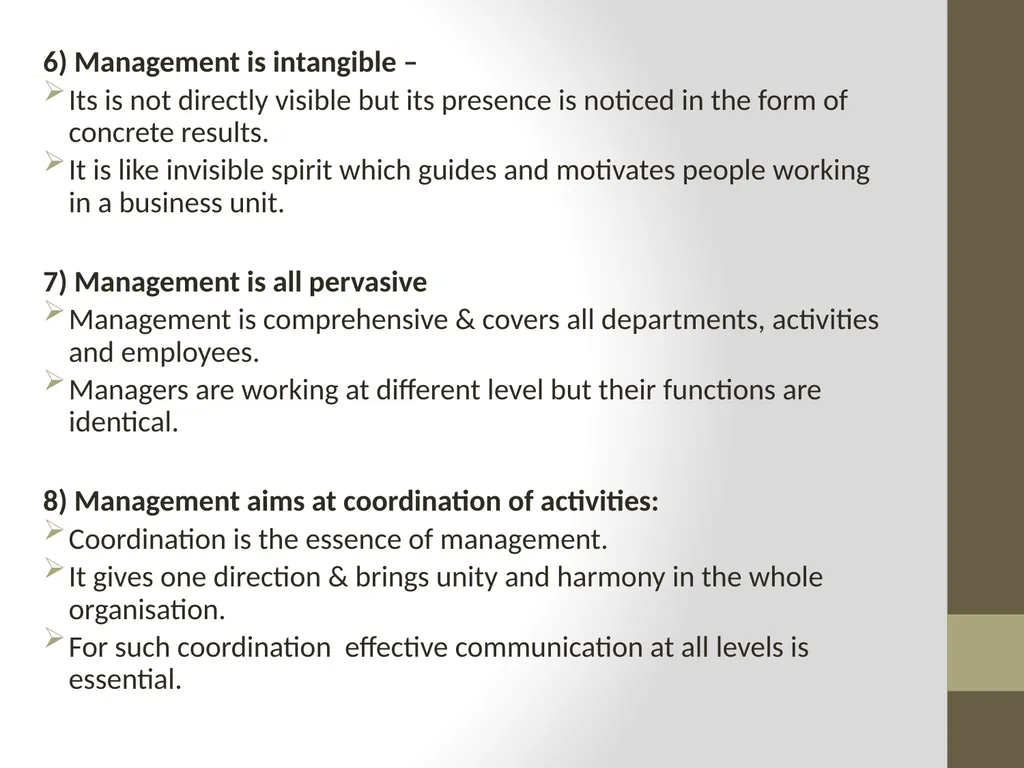 Introduction to MANAGEMENT INTRODUCTION Management - slide 7 of 57