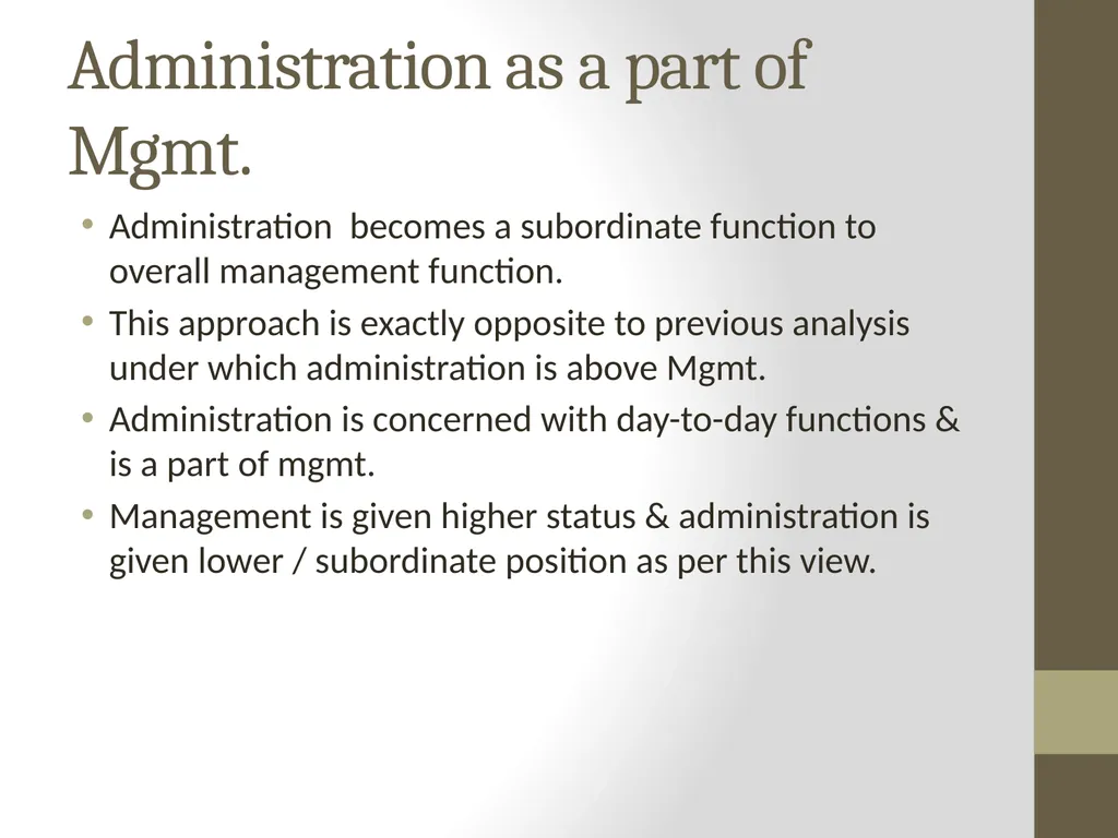 Introduction to MANAGEMENT INTRODUCTION Management - slide 17 of 57