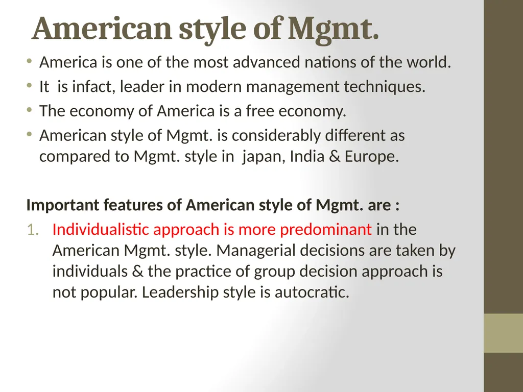 Introduction to MANAGEMENT INTRODUCTION Management - slide 52 of 57