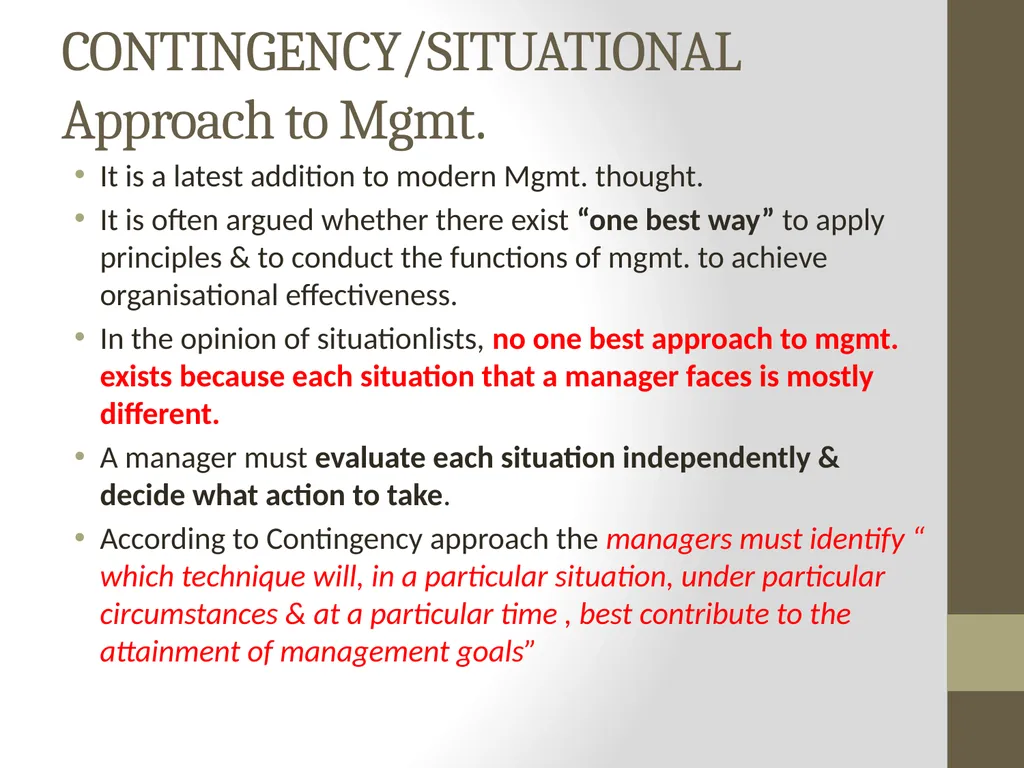 Introduction to MANAGEMENT INTRODUCTION Management - slide 36 of 57