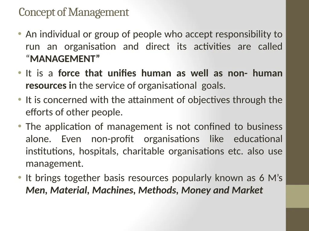 Introduction to MANAGEMENT INTRODUCTION Management - slide 3 of 57