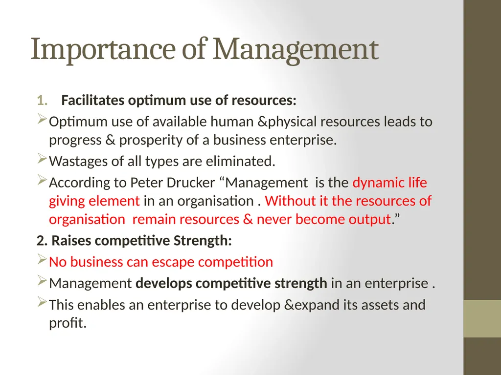 Introduction to MANAGEMENT INTRODUCTION Management - slide 9 of 57