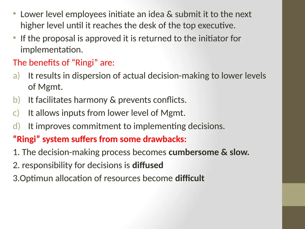 Introduction to MANAGEMENT INTRODUCTION Management - slide 44 of 57