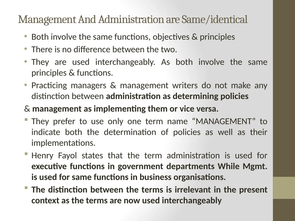 Introduction to MANAGEMENT INTRODUCTION Management - slide 18 of 57
