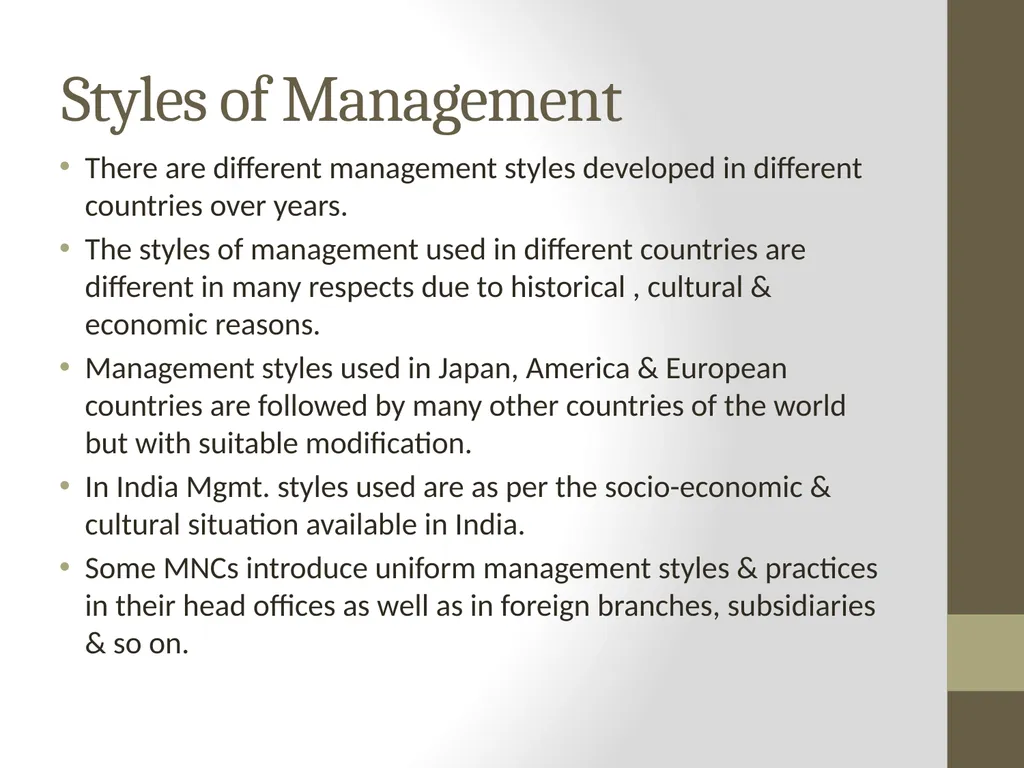 Introduction to MANAGEMENT INTRODUCTION Management - slide 38 of 57