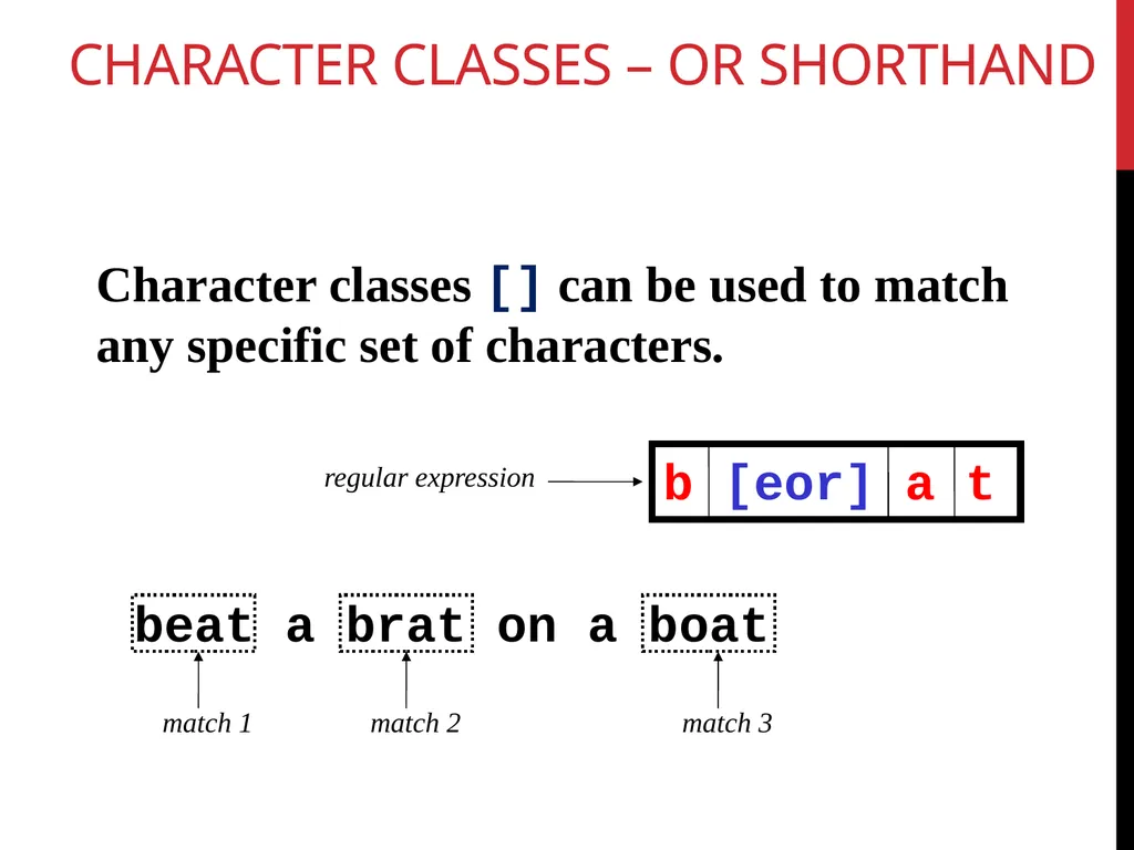 Data Wrangling Key ideas: regular expressions, - slide 14 of 59
