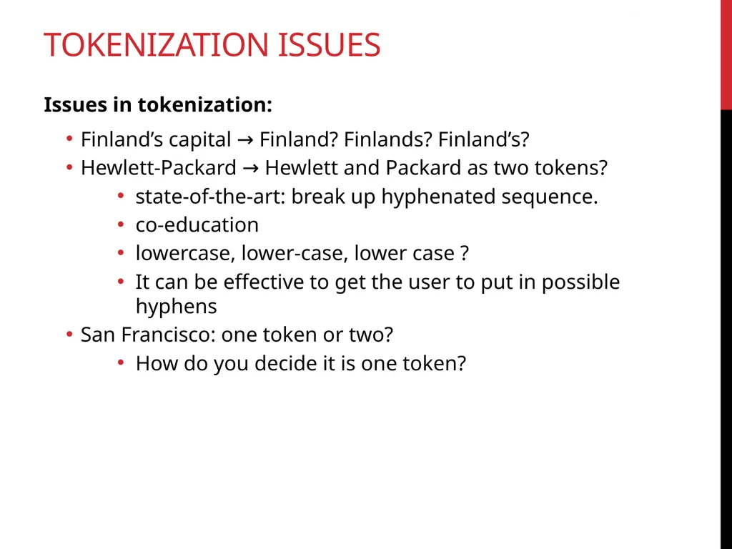 Data Wrangling Key ideas: regular expressions, - slide 44 of 59