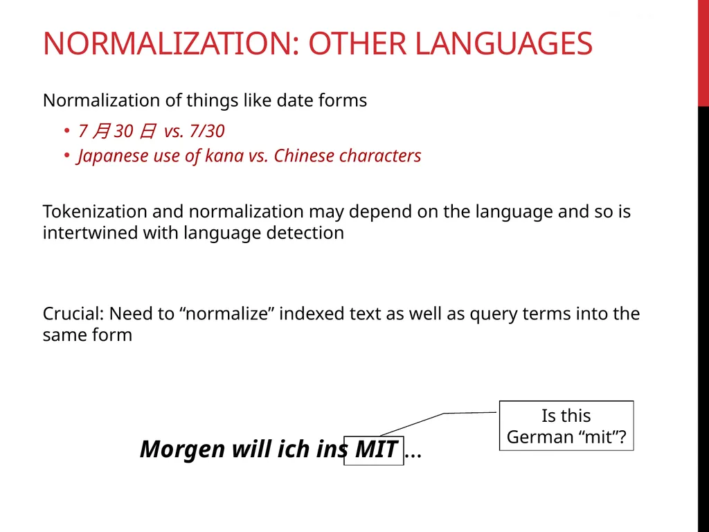 Data Wrangling Key ideas: regular expressions, - slide 50 of 59
