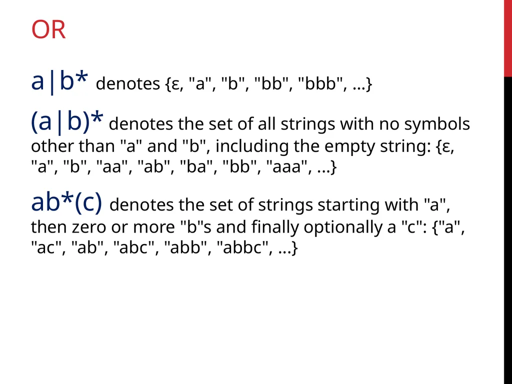 Data Wrangling Key ideas: regular expressions, - slide 13 of 59