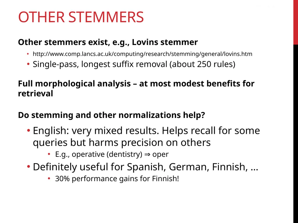 Data Wrangling Key ideas: regular expressions, - slide 58 of 59