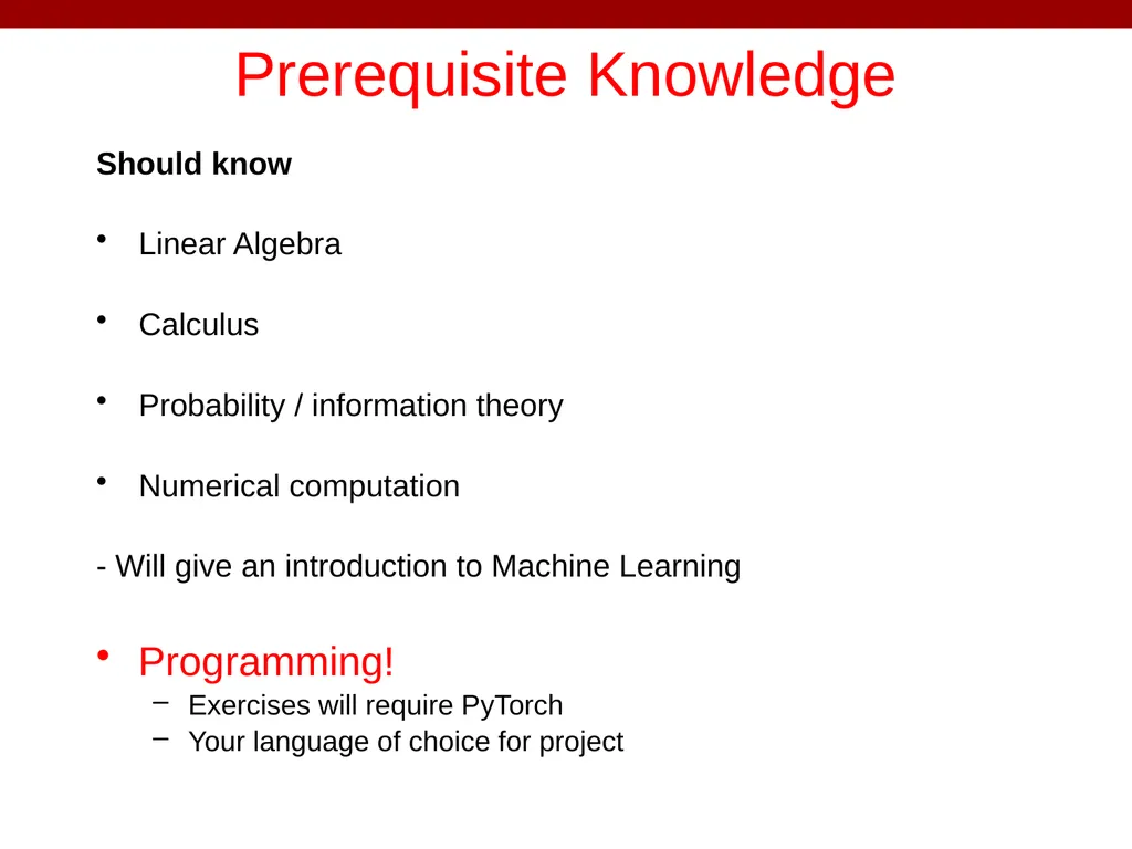 IST 597 Deep Learning Class Introduction Thanks to - slide 21 of 32