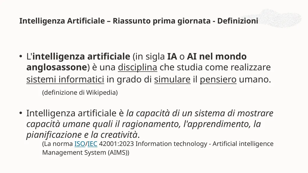 Intelligenza Artificiale Lezione 1 Storia, - slide 15 of 43