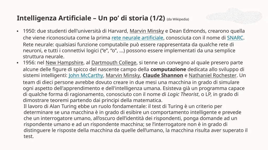 Intelligenza Artificiale Lezione 1 Storia, - slide 3 of 43